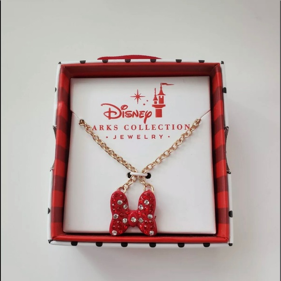 Disney Accessories - 🚫SOLD🚫Minnie Mouse Bow Necklace